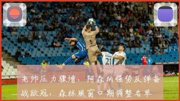 老帅压力骤增，阿森纳强势反弹备战欧冠，森林狼